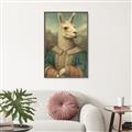 Picture of The Renaissance Llama _GroupedProduct_Rectangle_Portrait_Canvas_Framed_
