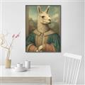 Picture of The Renaissance Llama _GroupedProduct_Rectangle_Portrait_Canvas_Framed_