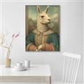 Picture of The Renaissance Llama _GroupedProduct_Rectangle_Portrait_Canvas_Framed_
