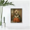 Picture of Echoes of a Canine Court IIII _GroupedProduct_Rectangle_Portrait_Canvas_Framed_