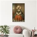 Picture of Echoes of a Canine Court IIII _GroupedProduct_Rectangle_Portrait_Canvas_Framed_