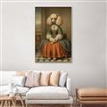 Picture of Echoes of a Canine Court IIII _GroupedProduct_Rectangle_Portrait_Canvas_Framed_