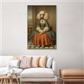 Picture of Echoes of a Canine Court IIII _GroupedProduct_Rectangle_Portrait_Canvas_Framed_