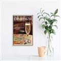 Picture of A Glass of Champagne _GroupedProduct_Rectangle_Portrait_Canvas_Framed_