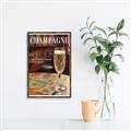 Picture of A Glass of Champagne _GroupedProduct_Rectangle_Portrait_Canvas_Framed_