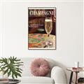 Picture of A Glass of Champagne _GroupedProduct_Rectangle_Portrait_Canvas_Framed_