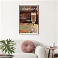Picture of A Glass of Champagne _GroupedProduct_Rectangle_Portrait_Canvas_Framed_