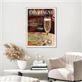 Picture of A Glass of Champagne _GroupedProduct_Rectangle_Portrait_Canvas_Framed_