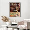 Picture of A Glass of Champagne _GroupedProduct_Rectangle_Portrait_Canvas_Framed_