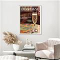 Picture of A Glass of Champagne _GroupedProduct_Rectangle_Portrait_Canvas_Framed_