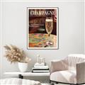 Picture of A Glass of Champagne _GroupedProduct_Rectangle_Portrait_Canvas_Framed_