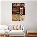 Picture of A Glass of Champagne _GroupedProduct_Rectangle_Portrait_Canvas_Framed_