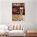 Picture of A Glass of Champagne _GroupedProduct_Rectangle_Portrait_Canvas_Framed_