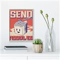 Picture of Send Noodles _GroupedProduct_Rectangle_Portrait_Canvas_Framed_