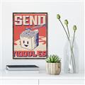 Picture of Send Noodles _GroupedProduct_Rectangle_Portrait_Canvas_Framed_