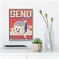 Picture of Send Noodles _GroupedProduct_Rectangle_Portrait_Canvas_Framed_