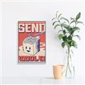 Picture of Send Noodles _GroupedProduct_Rectangle_Portrait_Canvas_Framed_