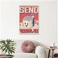 Picture of Send Noodles _GroupedProduct_Rectangle_Portrait_Canvas_Framed_