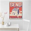 Picture of Send Noodles _GroupedProduct_Rectangle_Portrait_Canvas_Framed_