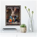 Picture of The Dapper Bunny _GroupedProduct_Rectangle_Portrait_Canvas_Framed_
