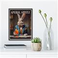 Picture of The Dapper Bunny _GroupedProduct_Rectangle_Portrait_Canvas_Framed_