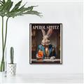 Picture of The Dapper Bunny _GroupedProduct_Rectangle_Portrait_Canvas_Framed_
