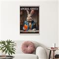 Picture of The Dapper Bunny _GroupedProduct_Rectangle_Portrait_Canvas_Framed_