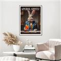 Picture of The Dapper Bunny _GroupedProduct_Rectangle_Portrait_Canvas_Framed_