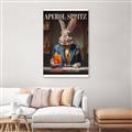 Picture of The Dapper Bunny _GroupedProduct_Rectangle_Portrait_Canvas_Framed_