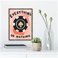 Picture of Everything or Nothing _GroupedProduct_Rectangle_Portrait_Canvas_Framed_