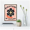 Picture of Everything or Nothing _GroupedProduct_Rectangle_Portrait_Canvas_Framed_