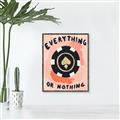 Picture of Everything or Nothing _GroupedProduct_Rectangle_Portrait_Canvas_Framed_
