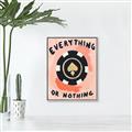 Picture of Everything or Nothing _GroupedProduct_Rectangle_Portrait_Canvas_Framed_
