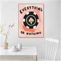 Picture of Everything or Nothing _GroupedProduct_Rectangle_Portrait_Canvas_Framed_
