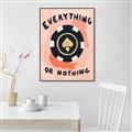 Picture of Everything or Nothing _GroupedProduct_Rectangle_Portrait_Canvas_Framed_