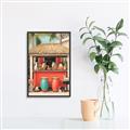 Picture of Cats and Coconuts _GroupedProduct_Rectangle_Portrait_Canvas_Framed_
