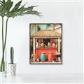Picture of Cats and Coconuts _GroupedProduct_Rectangle_Portrait_Canvas_Framed_