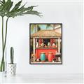 Picture of Cats and Coconuts _GroupedProduct_Rectangle_Portrait_Canvas_Framed_