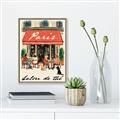 Picture of Salon de Thé _GroupedProduct_Rectangle_Portrait_Canvas_Framed_