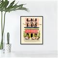 Picture of French Café _GroupedProduct_Rectangle_Portrait_Canvas_Framed_