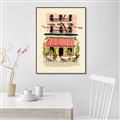 Picture of French Café _GroupedProduct_Rectangle_Portrait_Canvas_Framed_