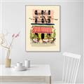 Picture of French Café _GroupedProduct_Rectangle_Portrait_Canvas_Framed_