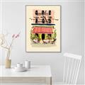Picture of French Café _GroupedProduct_Rectangle_Portrait_Canvas_Framed_