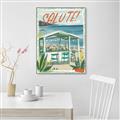 Picture of La Spiaggia Bar _GroupedProduct_Rectangle_Portrait_Canvas_Framed_