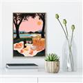Picture of A Toast to Tranquility _GroupedProduct_Rectangle_Portrait_Canvas_Framed_