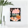 Picture of A Toast to Tranquility _GroupedProduct_Rectangle_Portrait_Canvas_Framed_