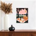 Picture of A Toast to Tranquility _GroupedProduct_Rectangle_Portrait_Canvas_Framed_