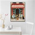 Picture of Paws and Pastries  _GroupedProduct_Rectangle_Portrait_Canvas_Framed_