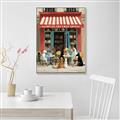 Picture of Paws and Pastries  _GroupedProduct_Rectangle_Portrait_Canvas_Framed_