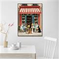 Picture of Paws and Pastries  _GroupedProduct_Rectangle_Portrait_Canvas_Framed_